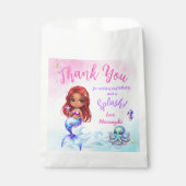Under the sea - Afro Mermaid Birthday フェイバーバッグ (正面)