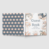 Under The Sea Animals Baby Shower ゲストブック (全面)