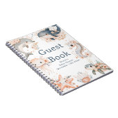 Under The Sea Animals Baby Shower Shower Guest  ノートブック (右側)