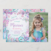 Under the Sea Animals Birthday Invitation 招待状 (正面/裏面)