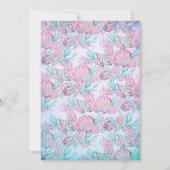 Under the Sea Animals Birthday Invitation 招待状 (裏面)