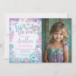 Under the Sea Animals Birthday Invitation 招待状