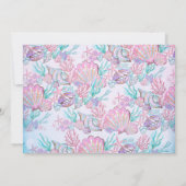 Under the Sea Animals Birthday Invitation 招待状 (裏面)