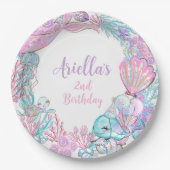 Under the Sea Animals Custom Paper Plates ペーパープレート (正面)