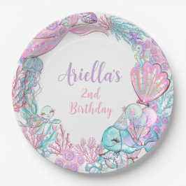 Under the Sea Animals Custom Paper Plates ペーパープレート