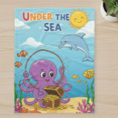 Under the Sea Baby Blanket フリースブランケット