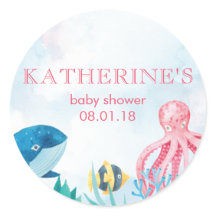 Under the Sea Baby Showerスタンプ