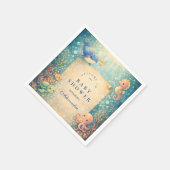 Under The Sea Baby Shower スタンダードカクテルナプキン (角)