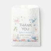 Under the Sea Baby Shower フェイバーバッグ (正面)