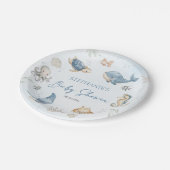 Under The Sea Baby Shower ペーパープレート (アングル)