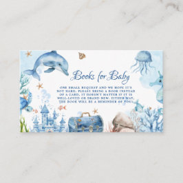 Under the sea Baby Shower Book Request  エンクロージャーカード