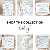 Under The Sea Baby Shower Boy Cute Ocean  招待状