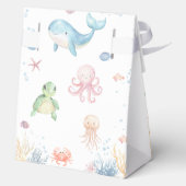 Under the Sea Baby Shower Favor Box フェイバーボックス (裏面)