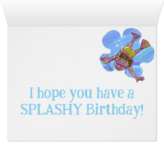 Under the Sea Birthday Card (内部横(下))
