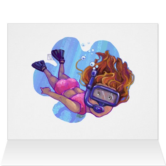 Under the Sea Birthday Card (内部横(上))