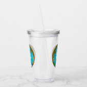 Under the Sea Cave Pretty Ocean Creatures Birthday アクリルタンブラー (左)