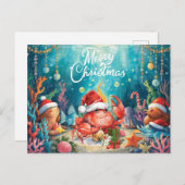 Under the Sea Christmas Party Collection シーズンポストカード (正面/裏面)