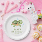 Under the sea first birthday Paper  ペーパープレート (パーティー)