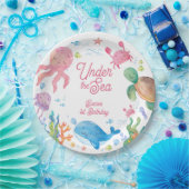 Under the Sea Kids 1st Birthday ペーパープレート (パーティー)