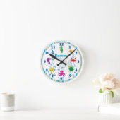 Under the Sea Kids Room Clock ラウンド壁時計 (ホーム)