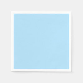 Under the Sea Light Blue Paper Napkins Modern スタンダードカクテルナプキン