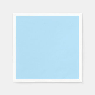 Under the Sea Light Blue Paper Napkins Modern スタンダードカクテルナプキン