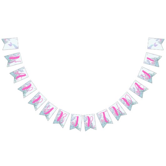 Under the Sea Matching Happy Birthday バンティングフラッグ (全)