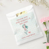 Under The Sea Mermaid Girls Baby Shower フェイバーバッグ (封をした状態)