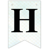 Under The Sea Mermaid Girls Birthday  バンティングフラッグ (第2の旗)