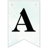 Under The Sea Mermaid Girls Birthday  バンティングフラッグ (第3の旗)