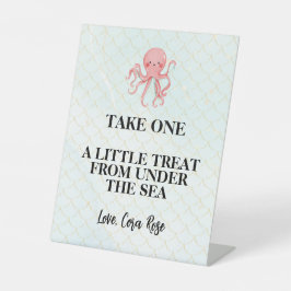 Under The Sea Mermaid Girls Birthday 台座サイン