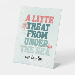 Under The Sea Mermaid Girls Birthday 台座サイン