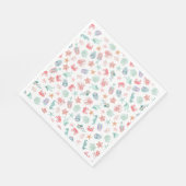 Under the Sea Mermaid Girls Birthday Party スタンダードランチョンナプキン (角)