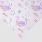 Under the Sea Mermaid Pattern Girl 1st Birthday 薄葉紙 (詳細)