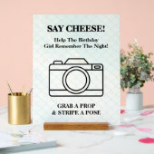 Under The Sea Mermaid Selfie Acrylic Sign アクリルサイン (ウェディング)