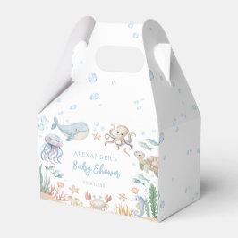 Under The Sea Ocean Animals Baby Shower フェイバーボックス