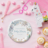 Under The Sea Ocean Animals Baby Shower ペーパープレート (パーティー)