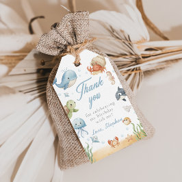 Under The Sea Ocean Animals Birthday ギフトタグ