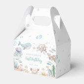 Under The Sea Ocean Animals Birthday フェイバーボックス (裏面サイド)