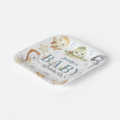 Under The Sea Ocean Baby Shower Gender Neutral  ペーパープレート (傾斜あり)