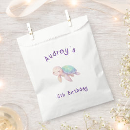 Under the Sea Party Bags Sea Turtle フェイバーバッグ