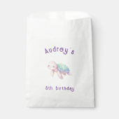 Under the Sea Party Bags Sea Turtle フェイバーバッグ (正面)