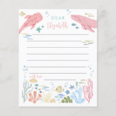 Under The Sea Pink Ocean Animals Time Capsule (正面)