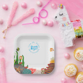 Under the Sea Plants Fish Birthday Paper Plate ペーパープレート (パーティー)