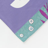 Under the Sea Seahorse Shell Ocean Fantasy フリースブランケット (角)