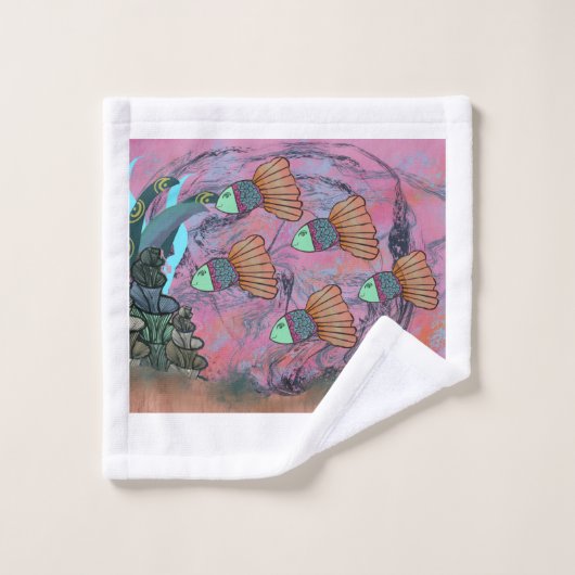 Under The Sea Shower wash cloth ウォッシュタオル (ウォッシュタオル)