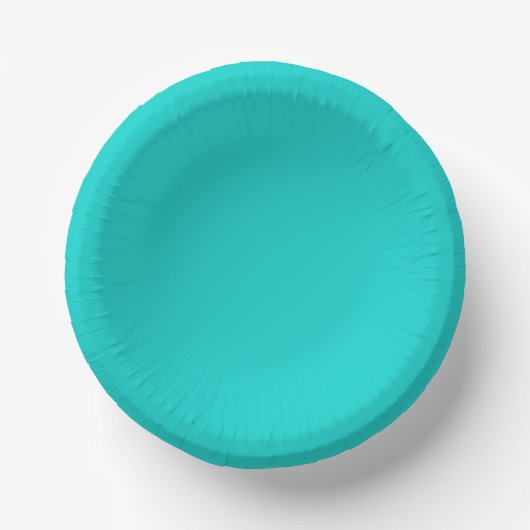 Under the Sea Solid Color Paper Plates  Modern  ペーパーボウル (正面)