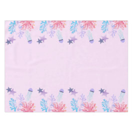 Under the Sea Tablecloth  Pink and Purple Birthday テーブルクロス