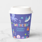 Under the Sea – TWO the SEA Birthday Theme 紙コップ (正面)