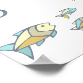 Under The Sea Welcome To Birthday Party ポスター (角)